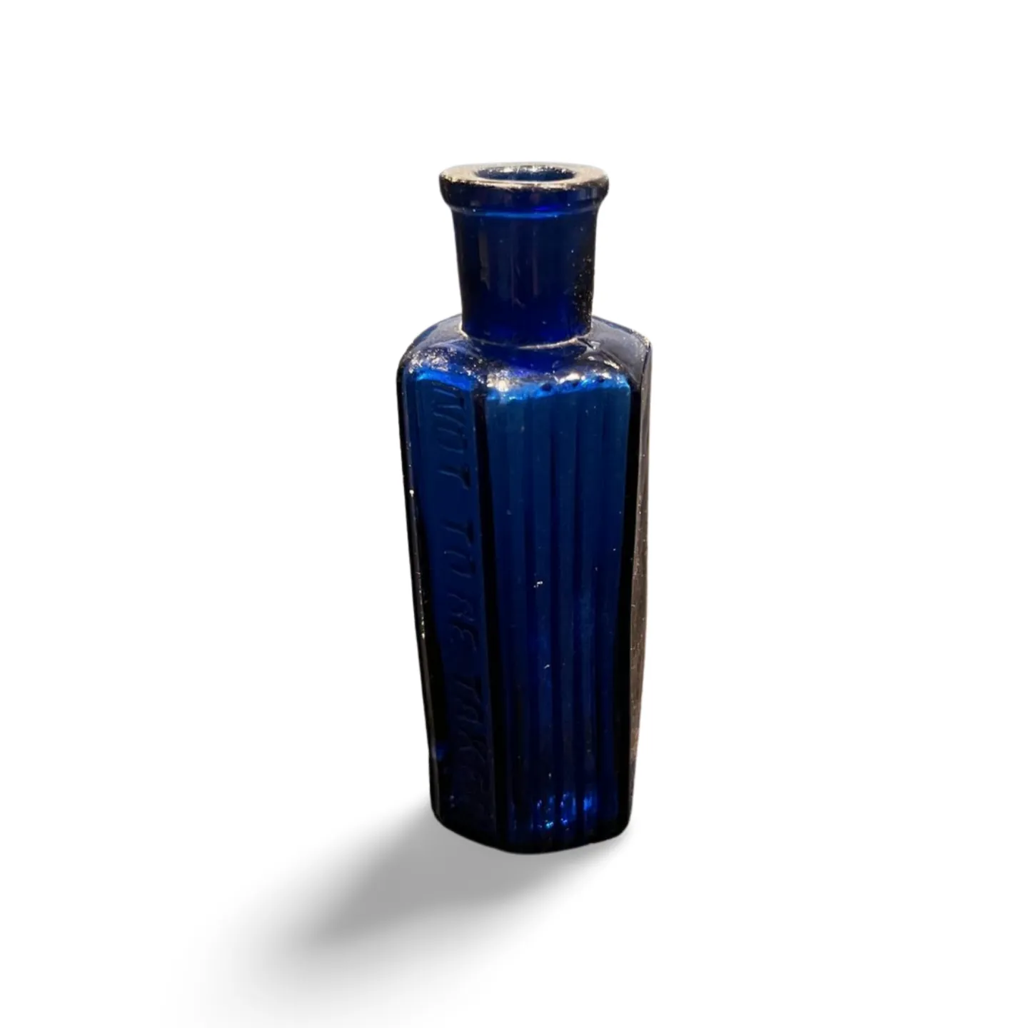Apothecary/Medicine Bottle - Blue Glass 