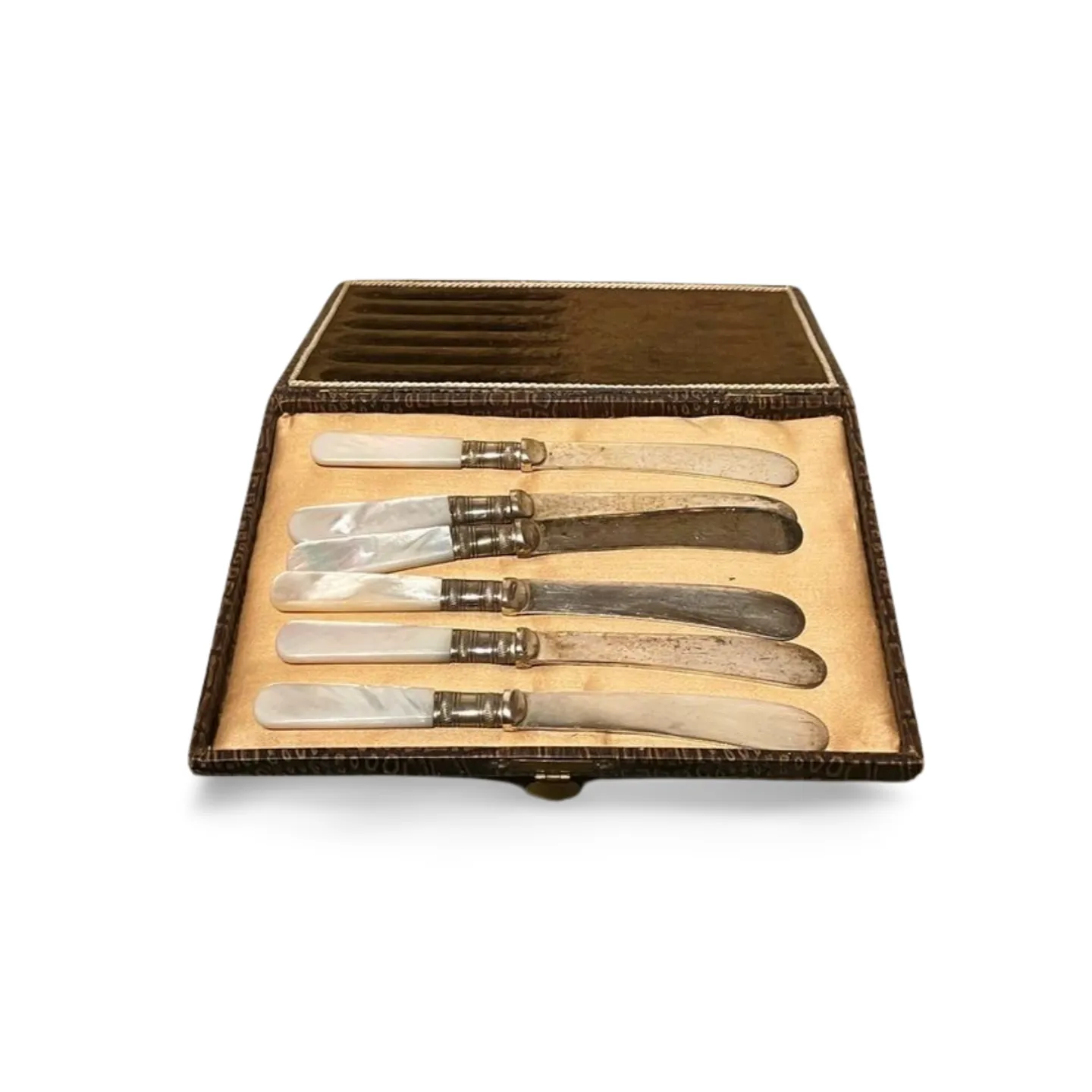 Tea Knives - Pearl Handles, In case x6