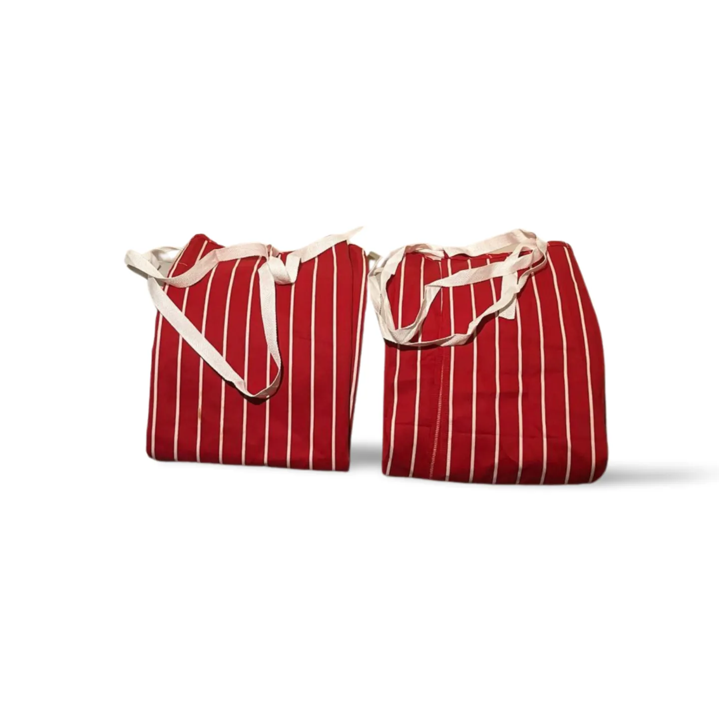 Butcher / Waiter Apron - Red Stripe x2