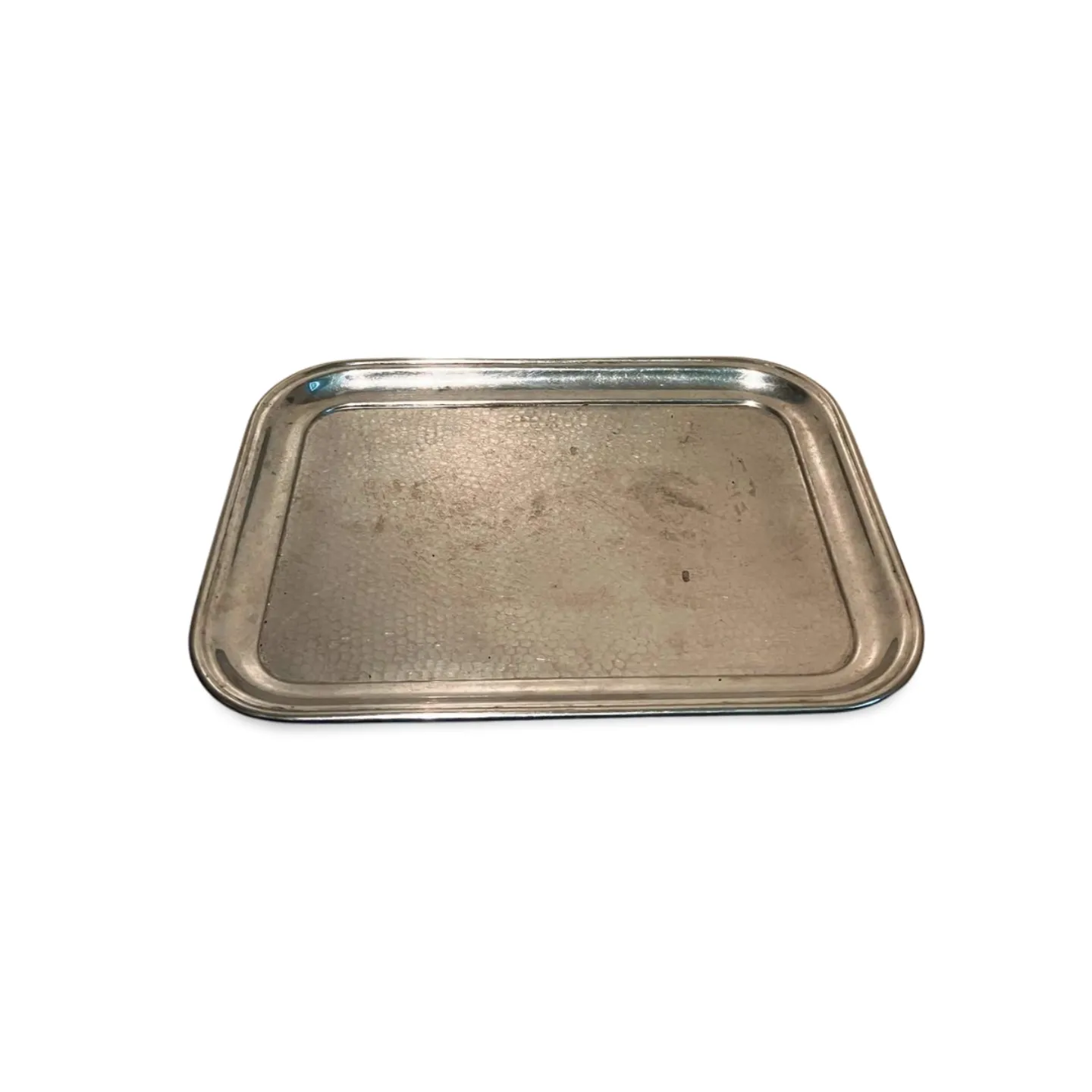 Tray - Silver, Oblong, Plain