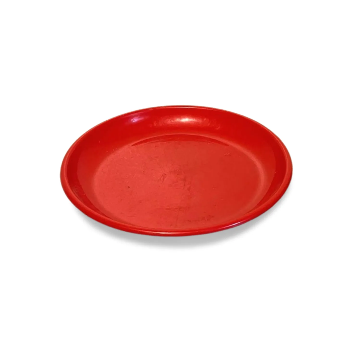 Dinner Plate - Red Plastic