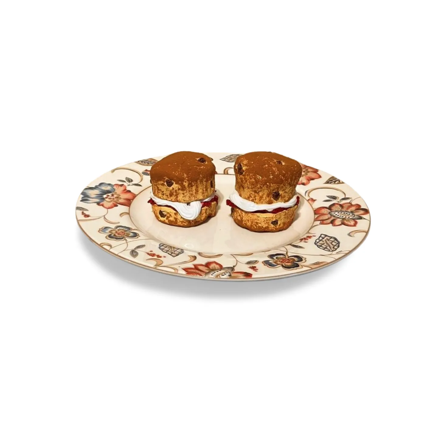 Scones with jam and cream x 2