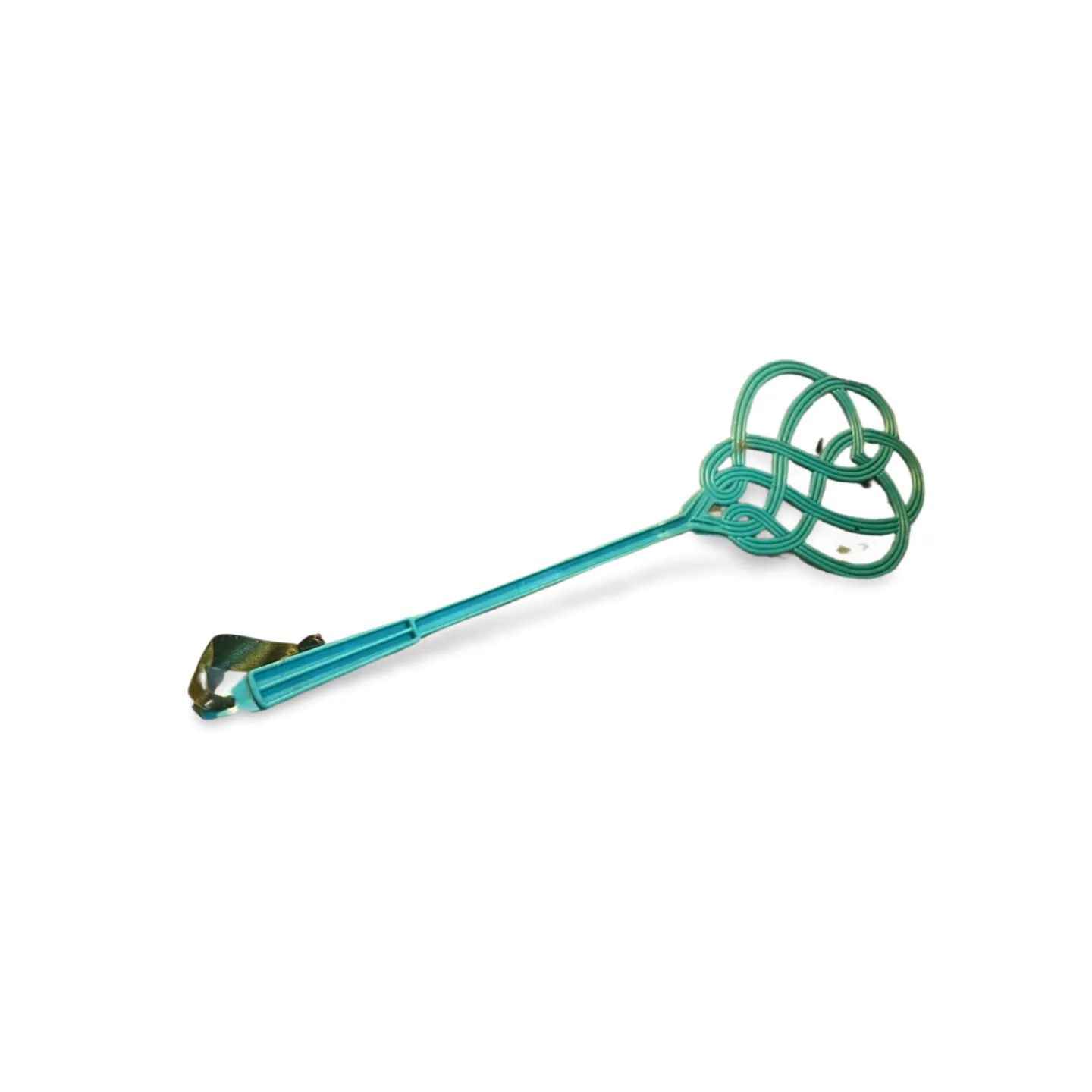 Carpet Beater - Turquoise Plastic