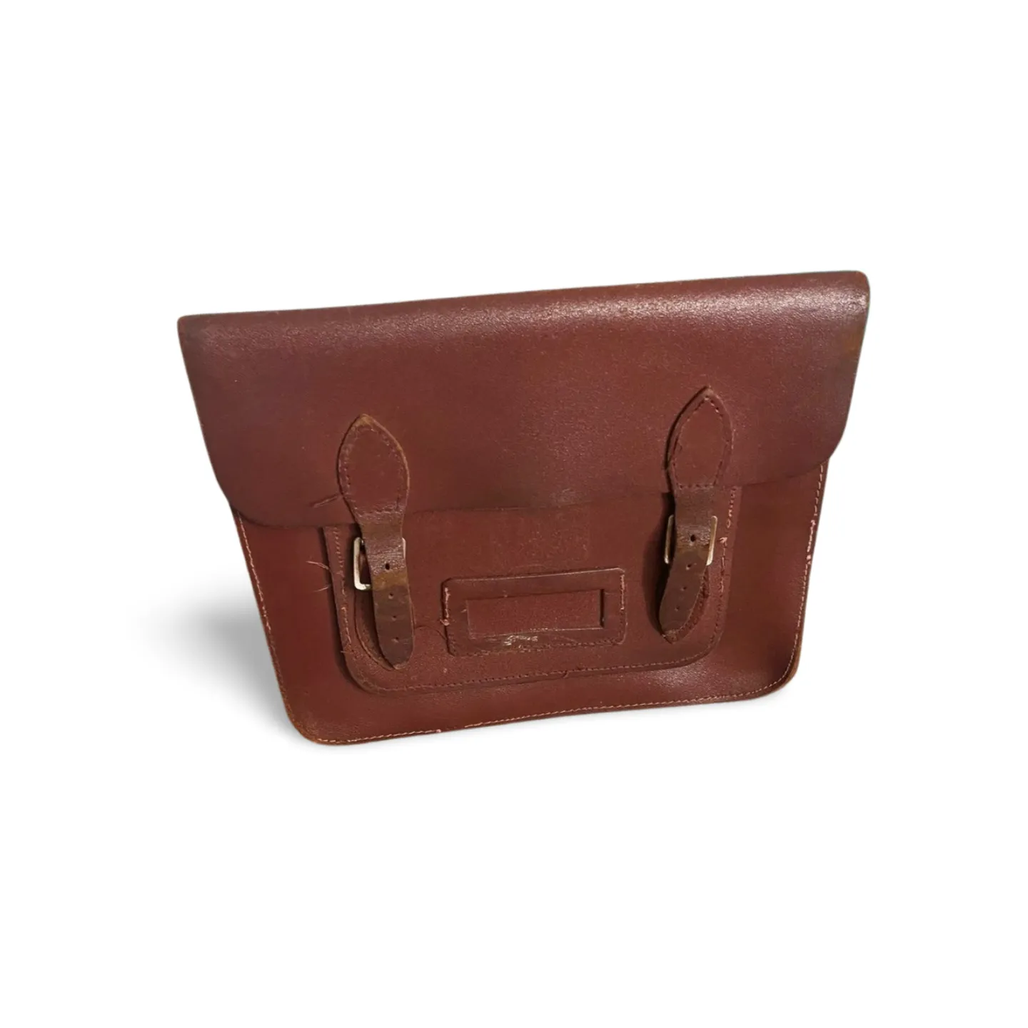 Satchel Style Rucksack - Brown Leather