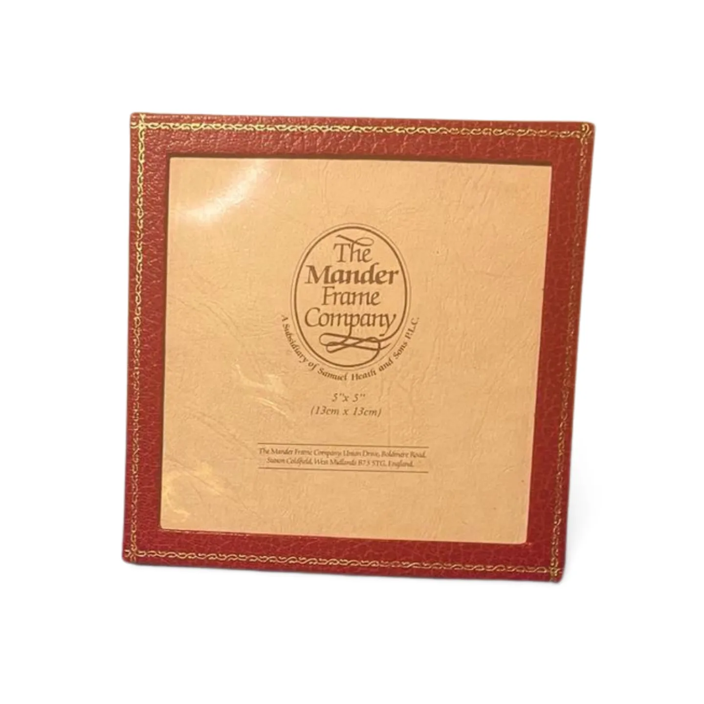 Picture Frame - Red Leather 