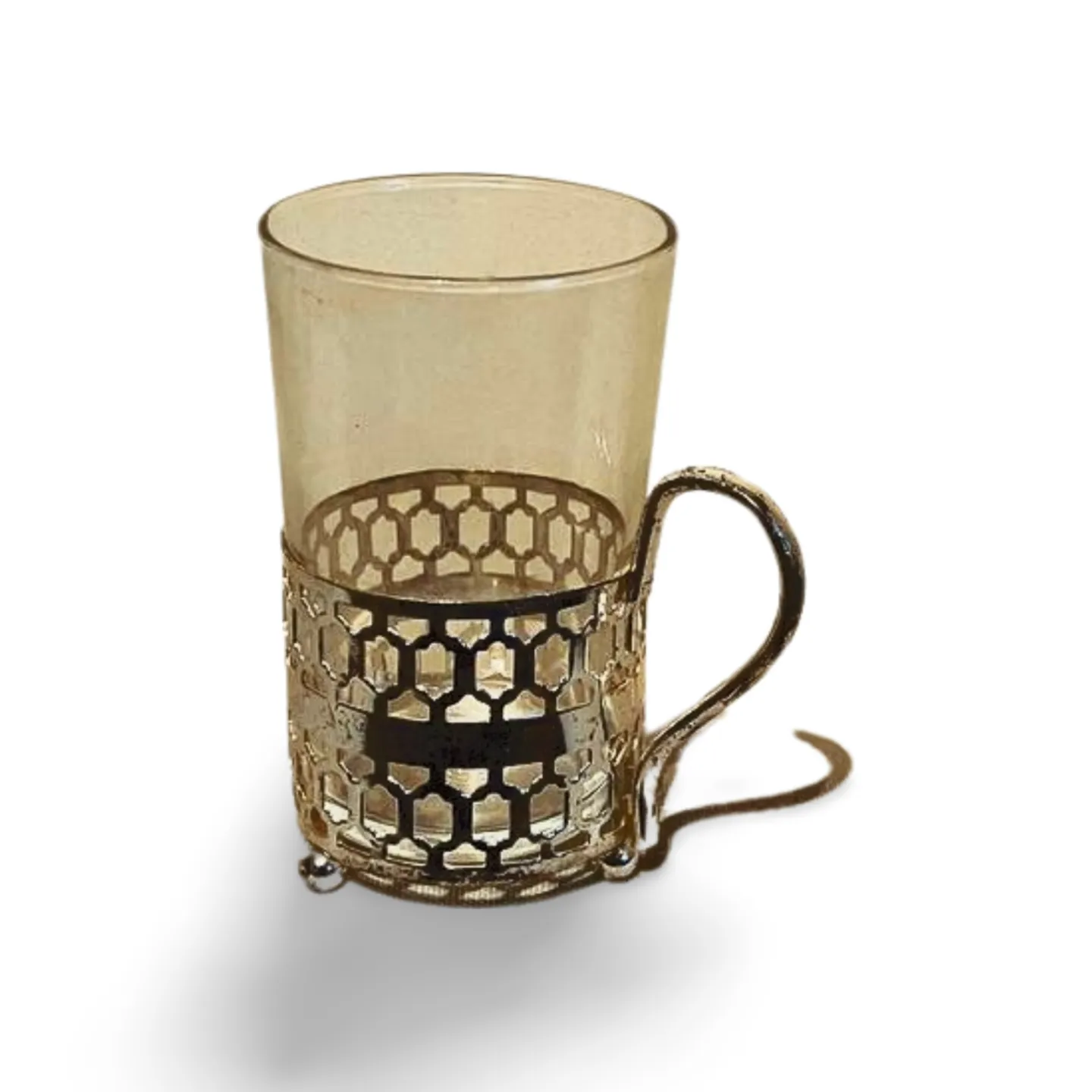 Tea Glass - Russian Style in Silver Holder