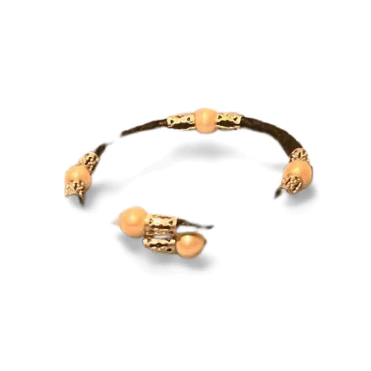 Bangle - Black And Pearl 