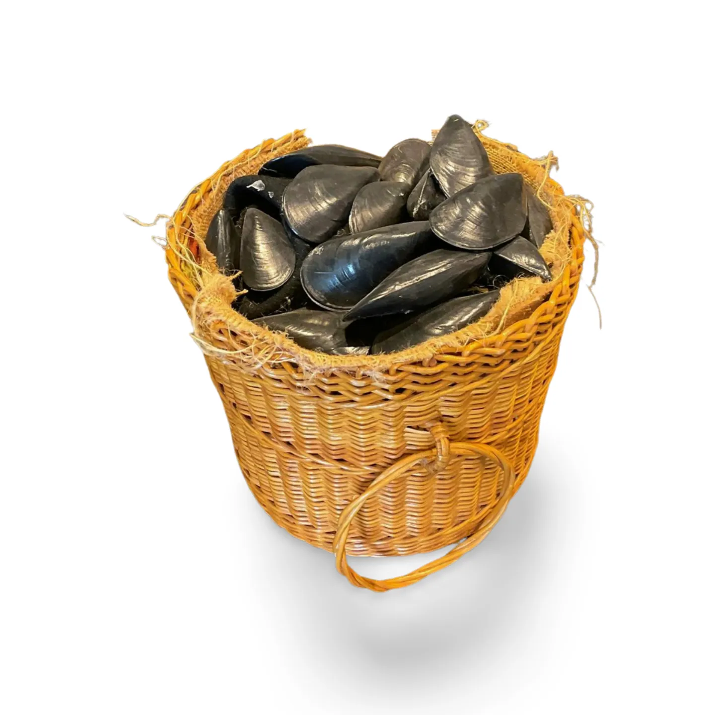 Mussels - In Wicker Basket