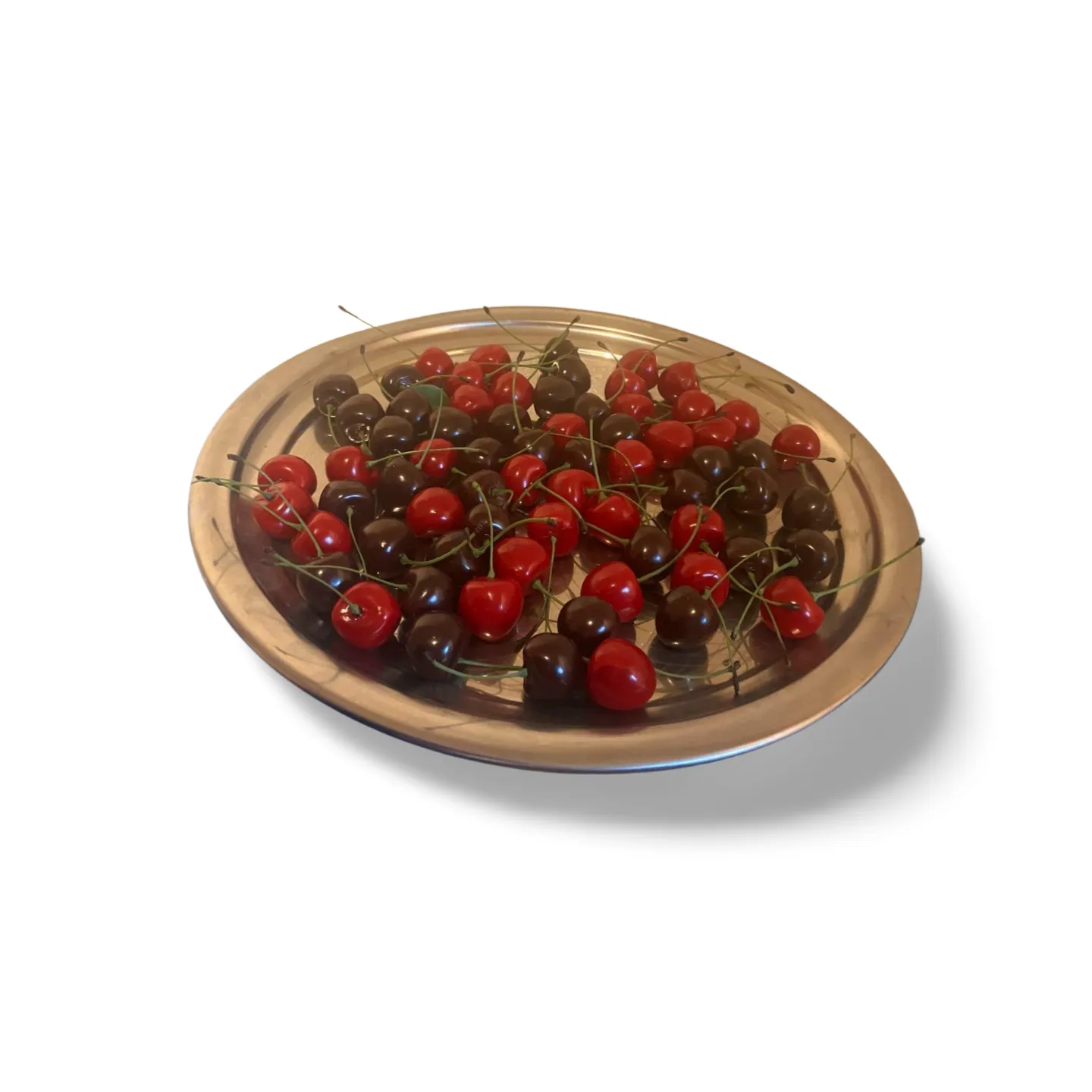 Cherries - Black & Red On Tray