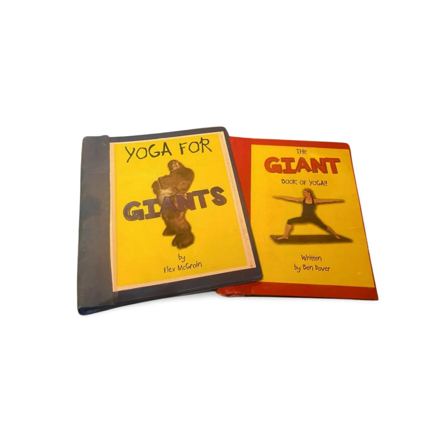 Silly Giant Yoga Books x2