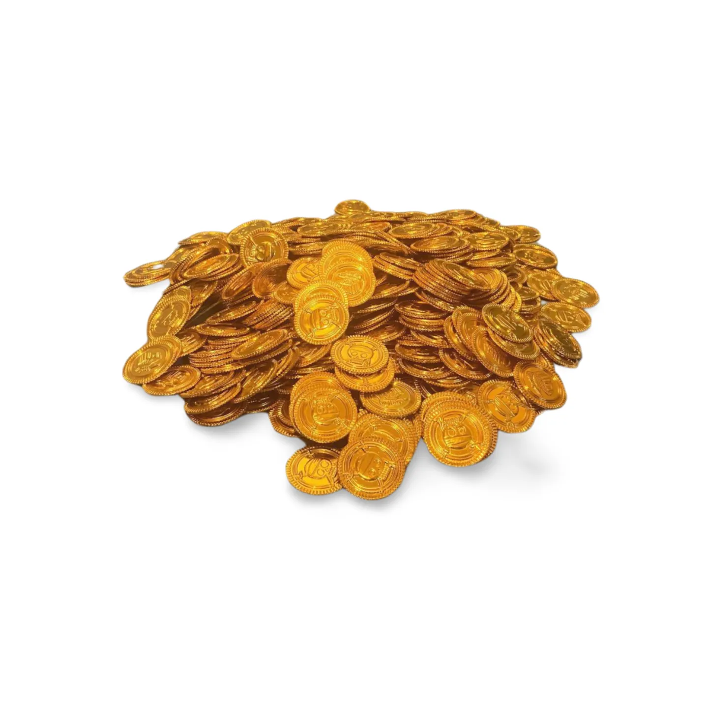 Gold Coins Plastic
