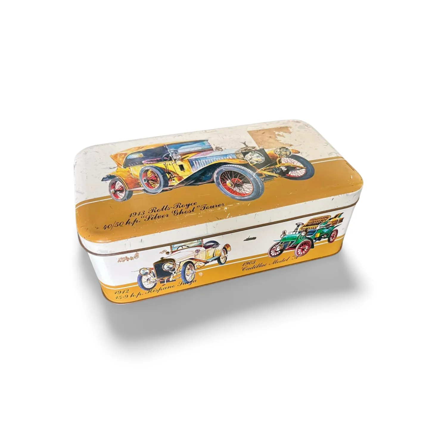 Tin - Vintage Car Pattern