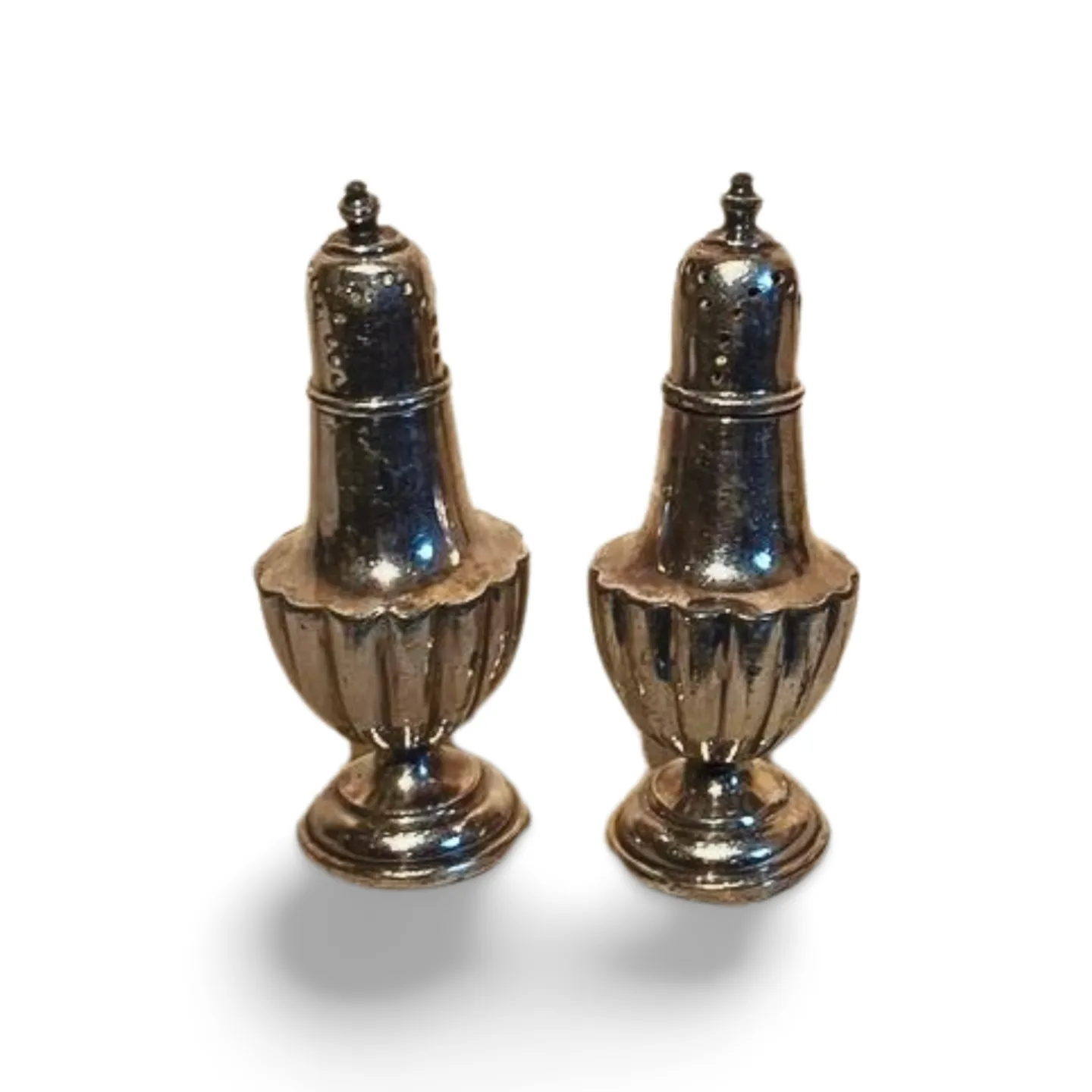 Cruet Set - 2 Piece, Silver, Type 4