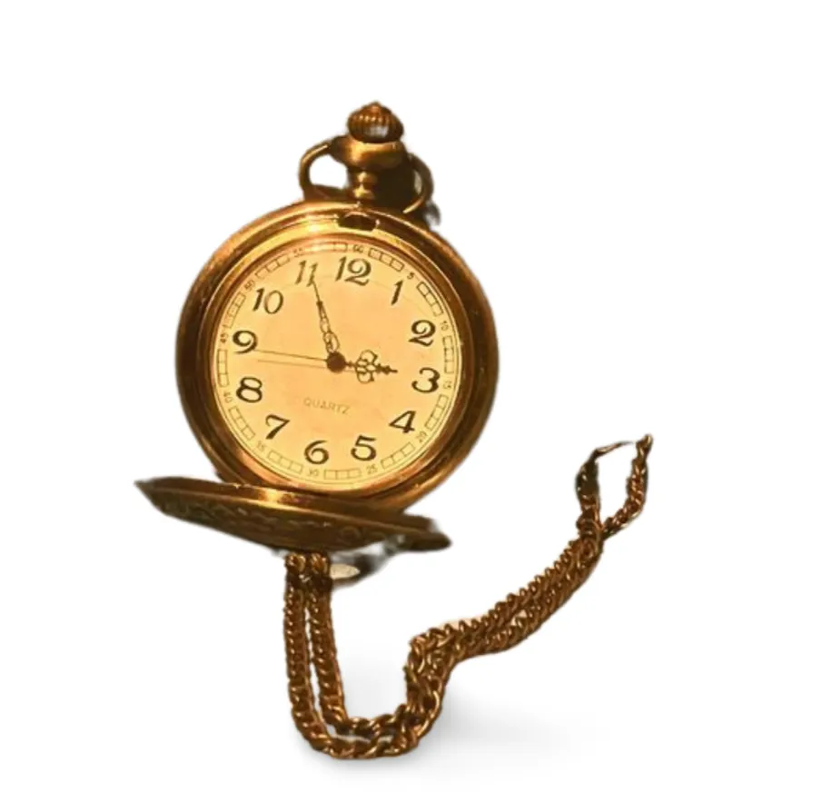 Fob Watch - Silver On Chain Type 1