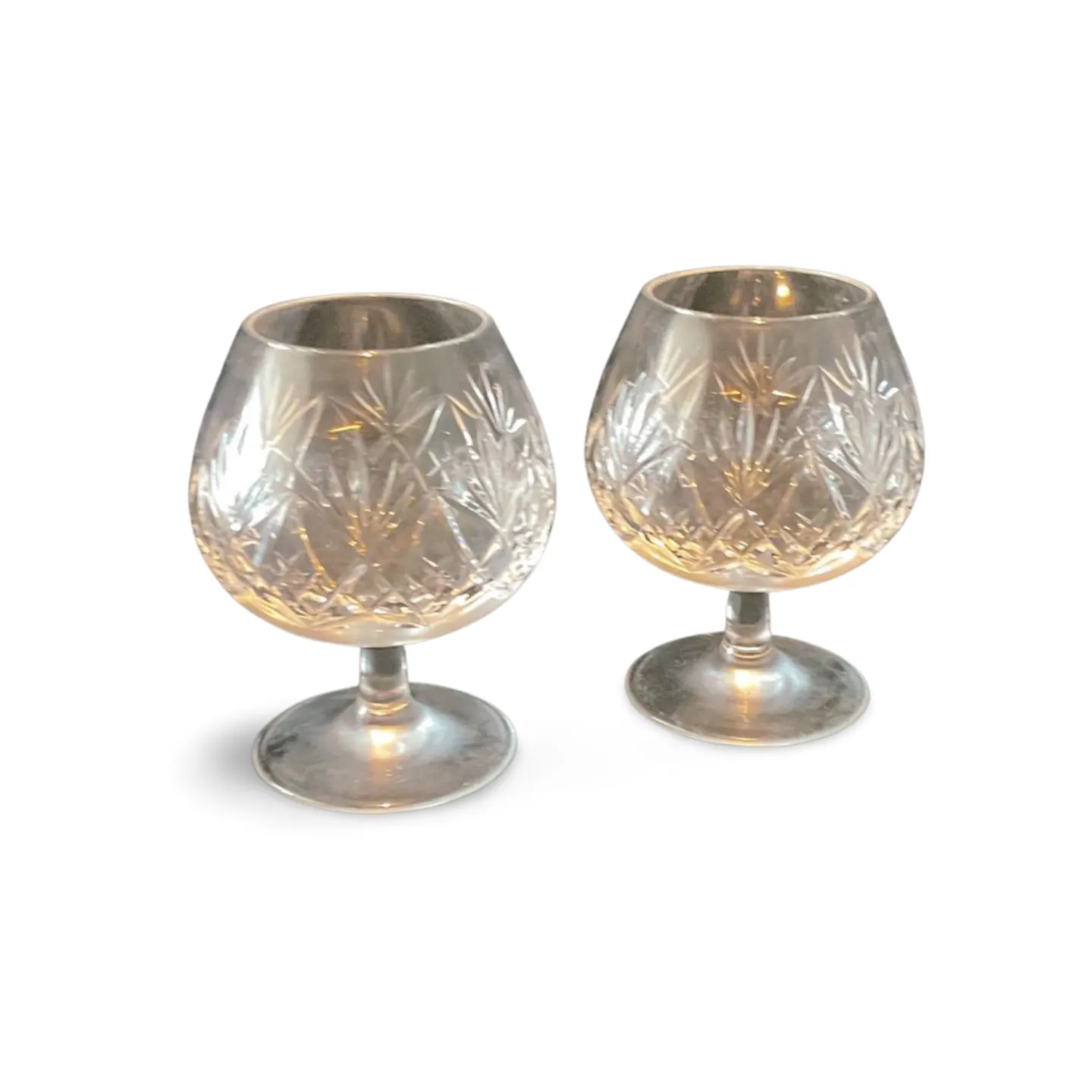 Brandy Glass - Cut Glass 
