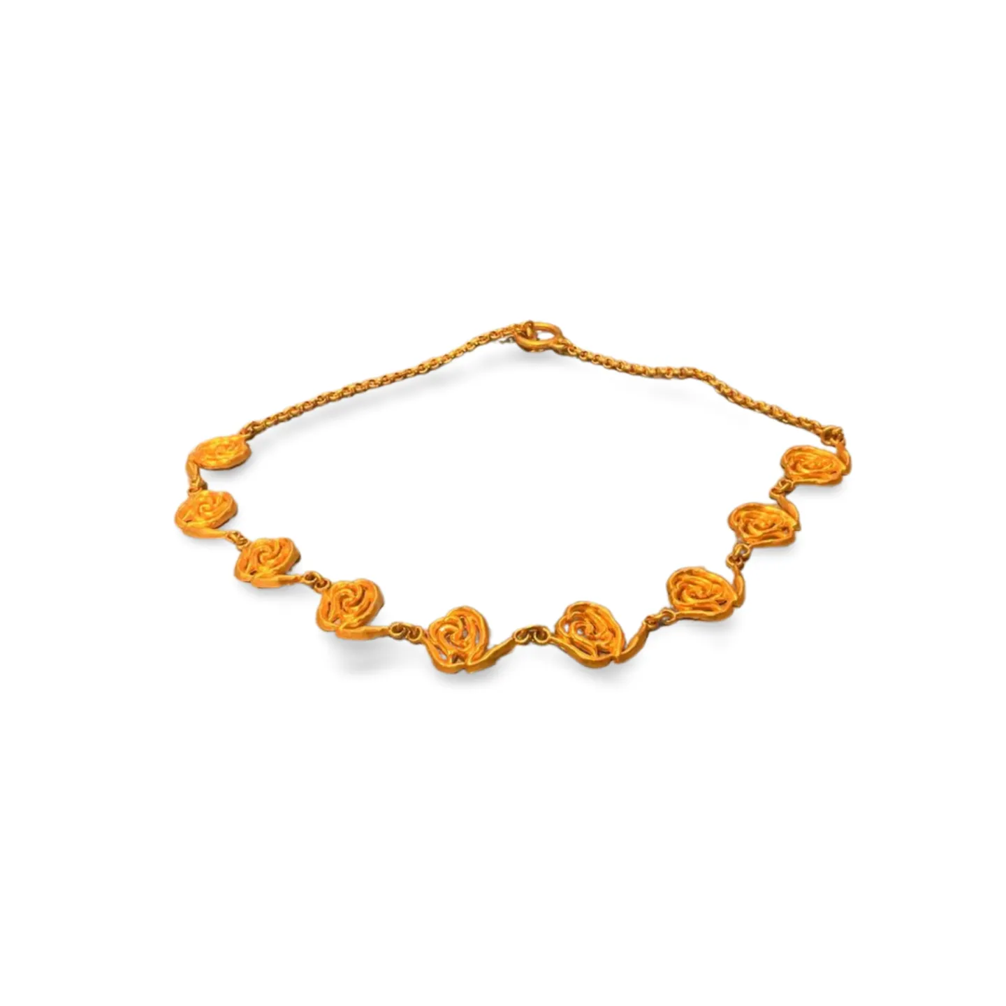 Necklace - Gold Rose 