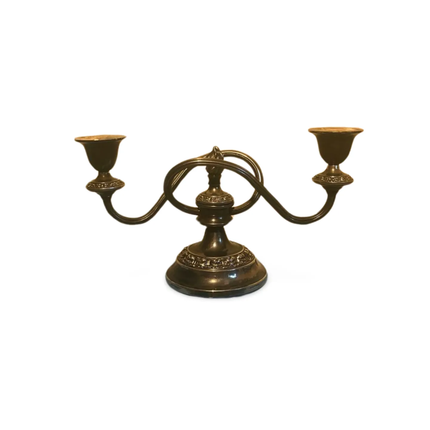Candelabra - Silver Pewter 2 Flame 