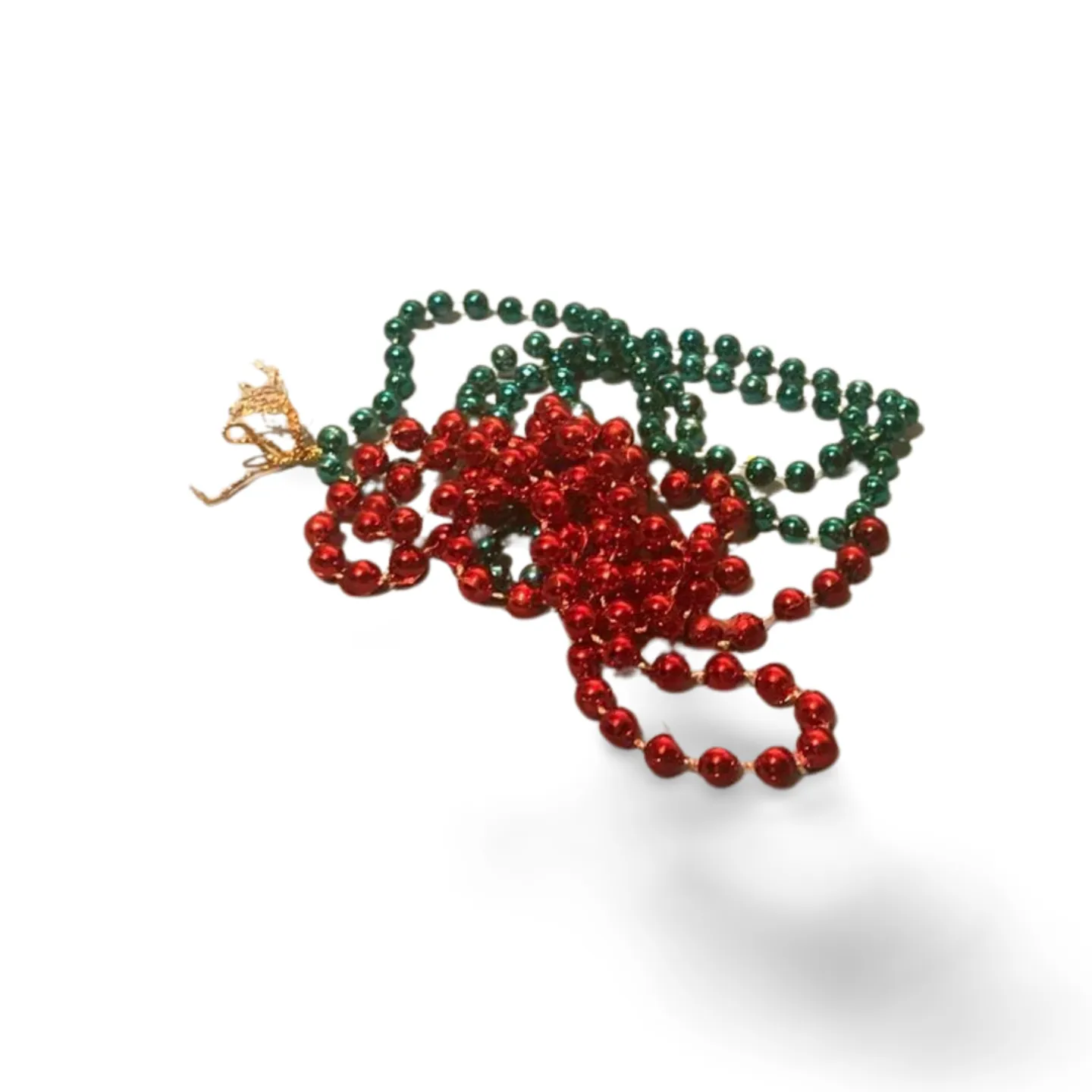 Beaded Strings - Green and Red 