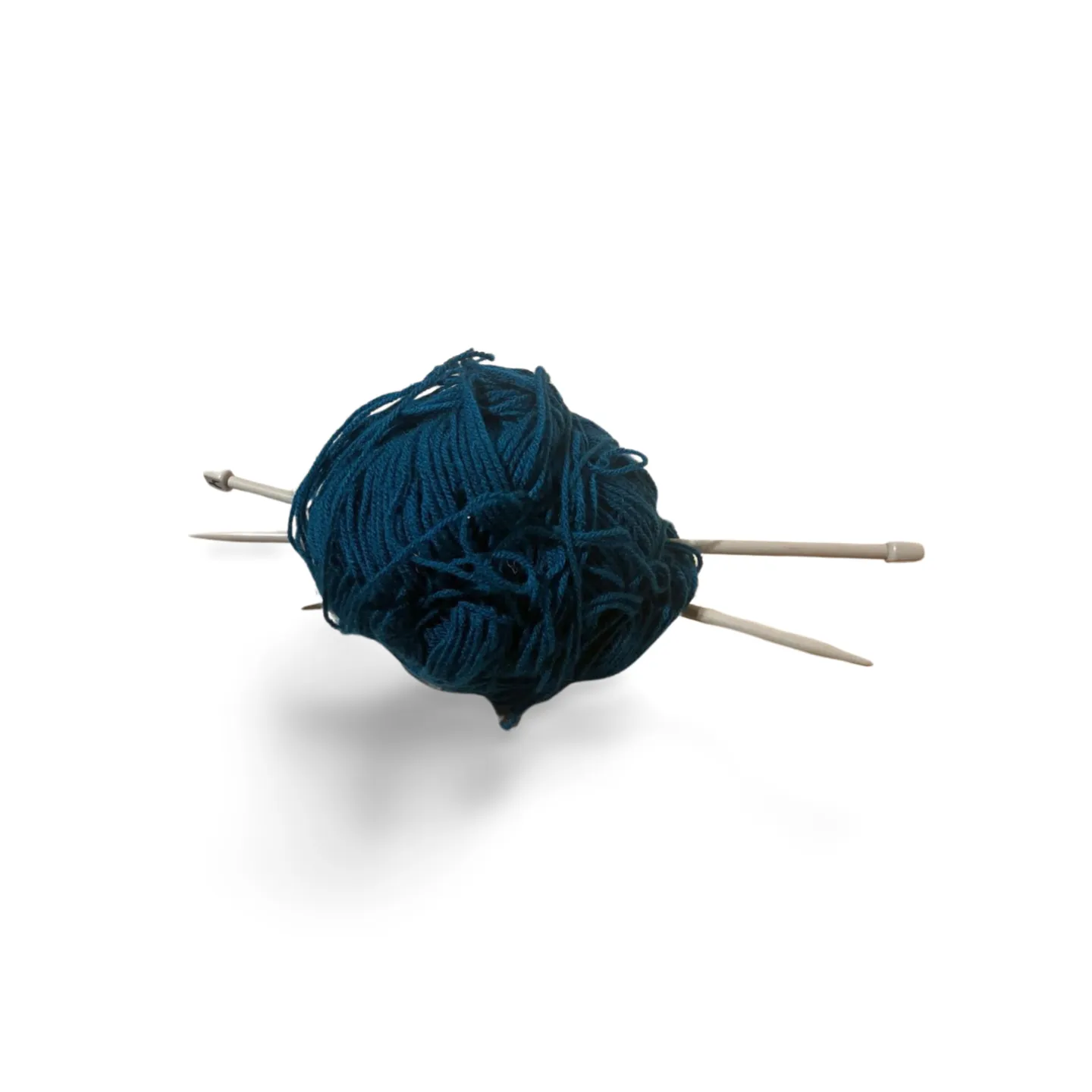 Knitting Ball of Wool and Needles Large