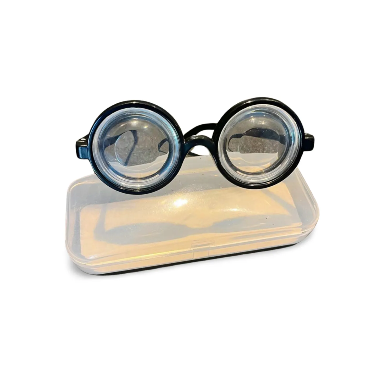 Fancy Dress Glasses - Round Magnifying