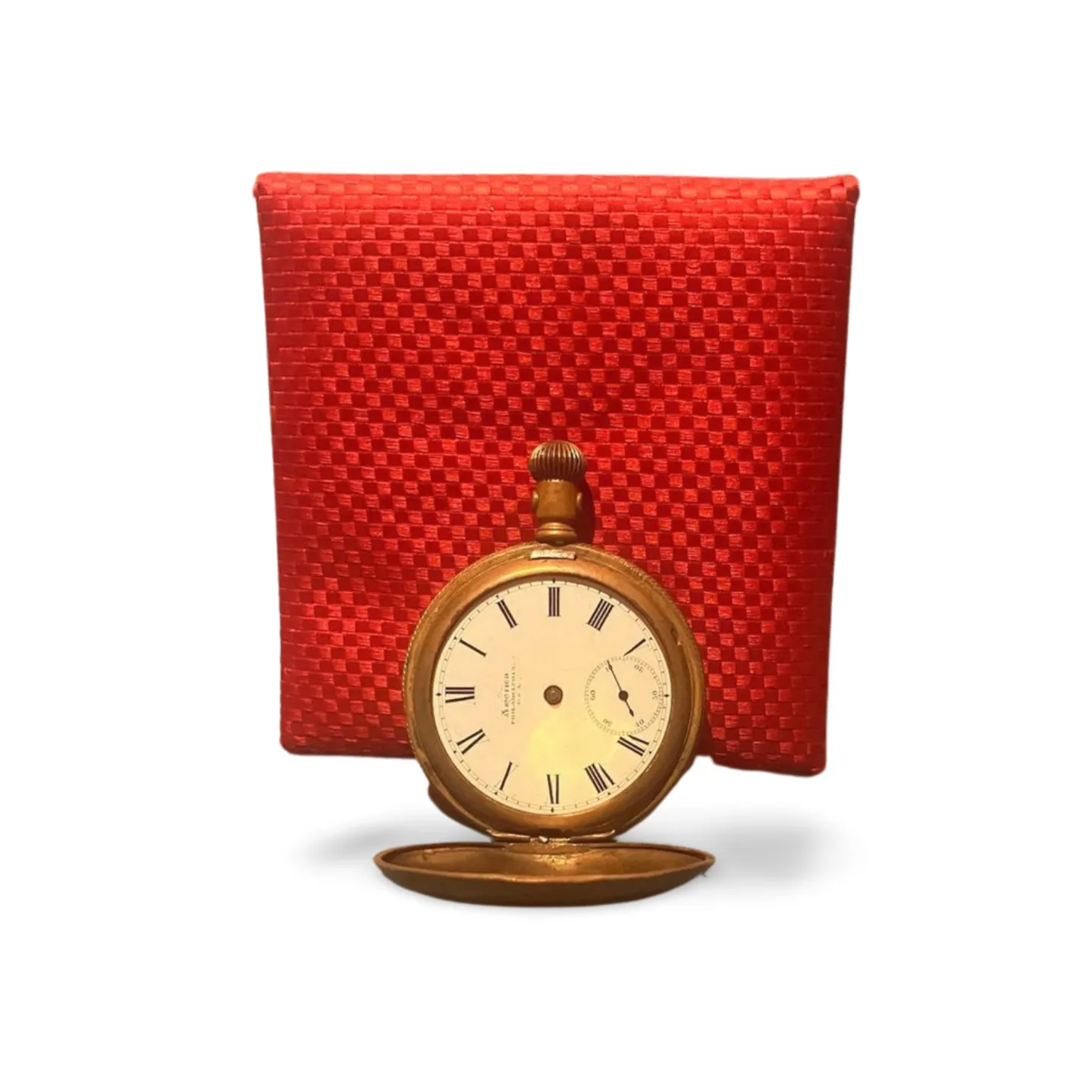 Fob Watch - Plain Brass