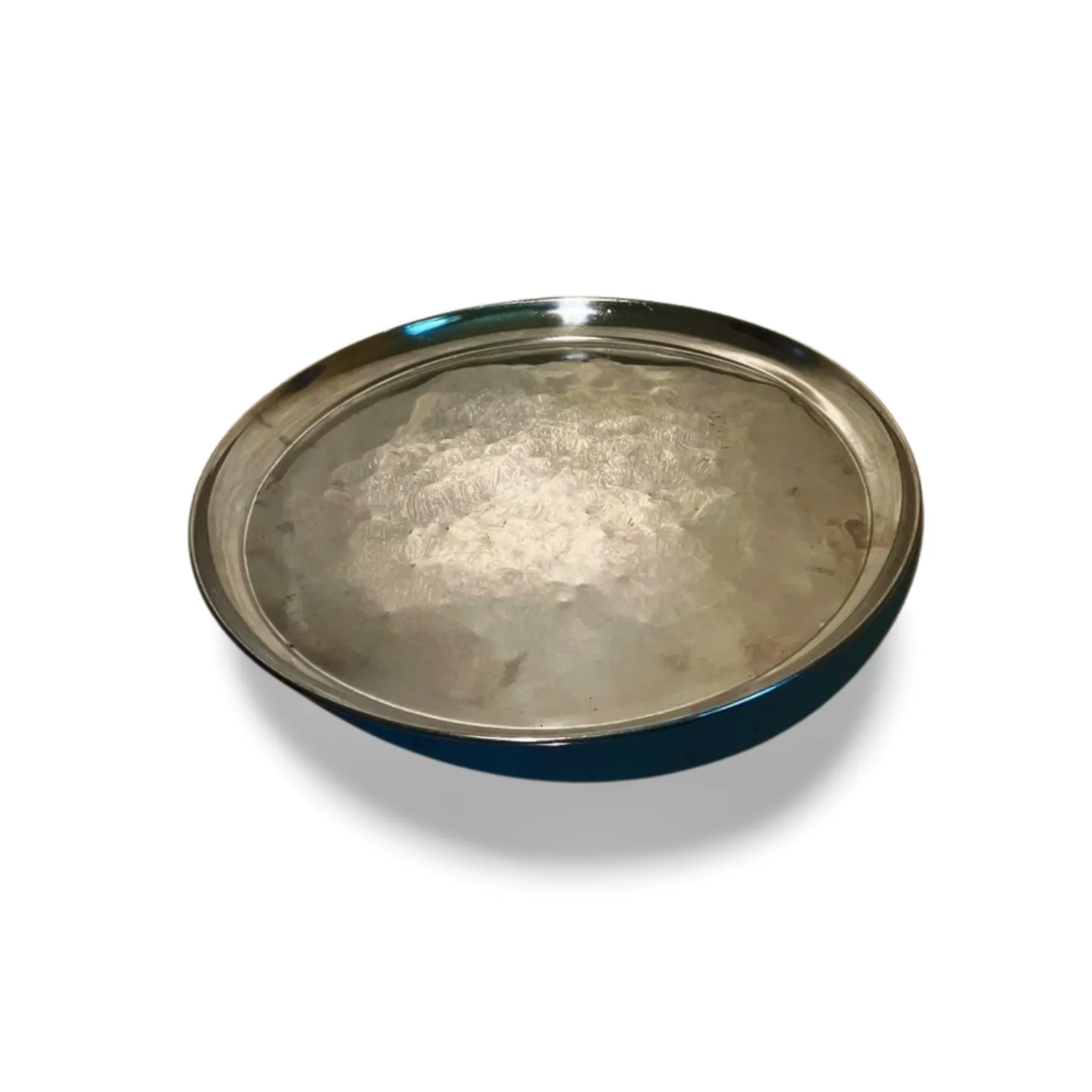 Tray - Silver, Round, Plain, Type 5
