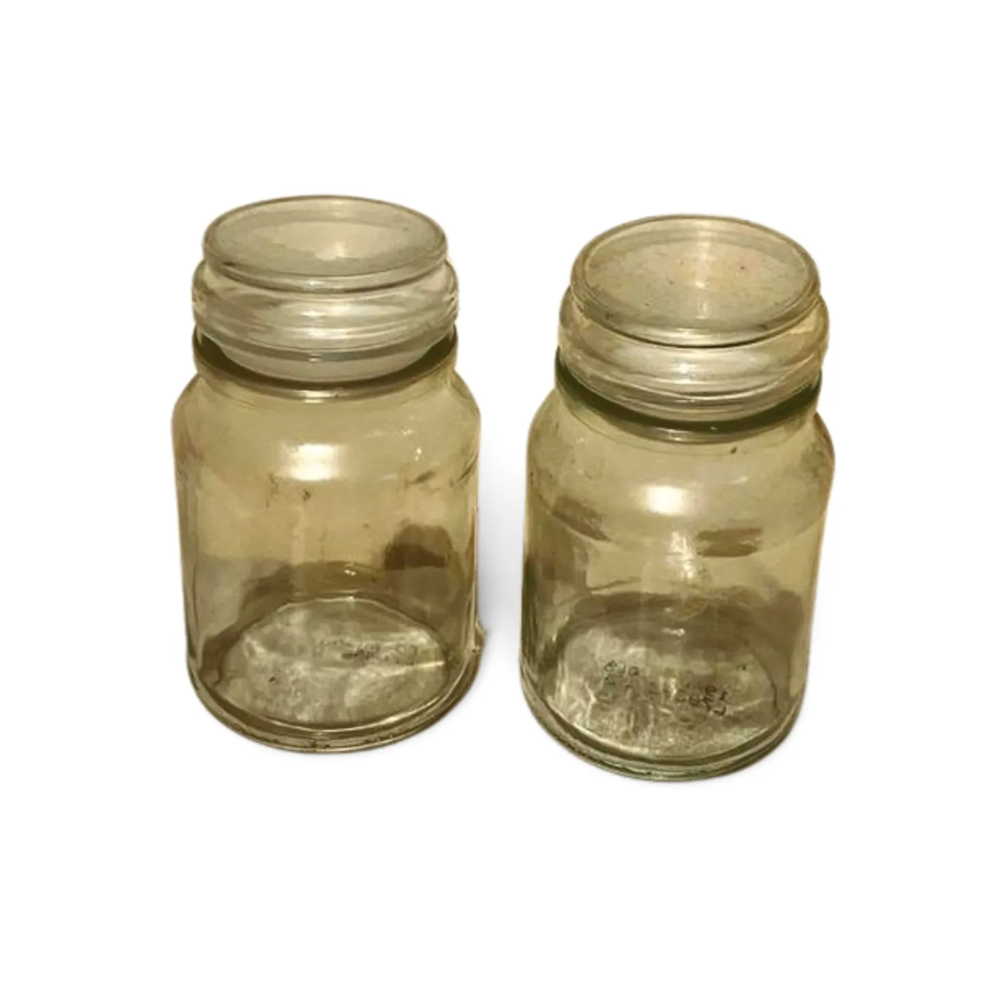 Storage Jars - Glass Small x2