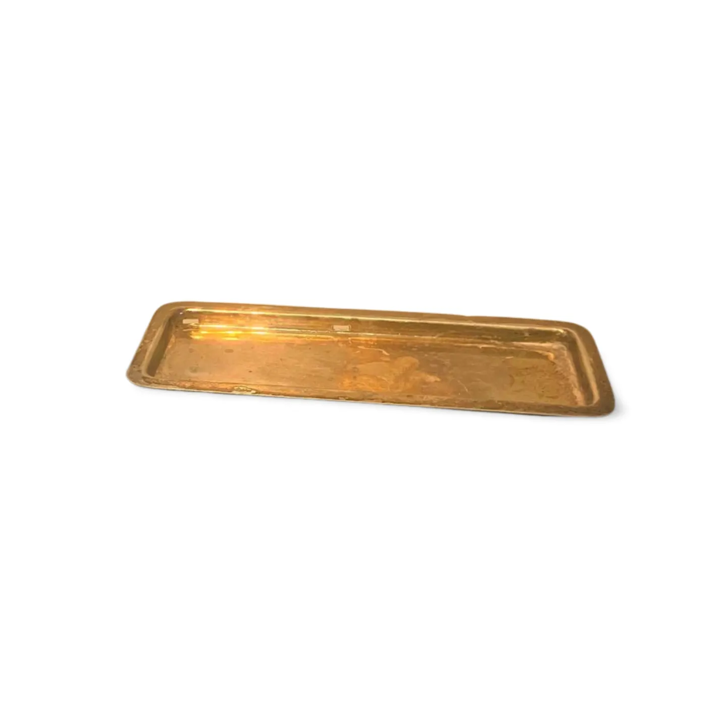 Pin Trinket Tray - Silver Oblong 
