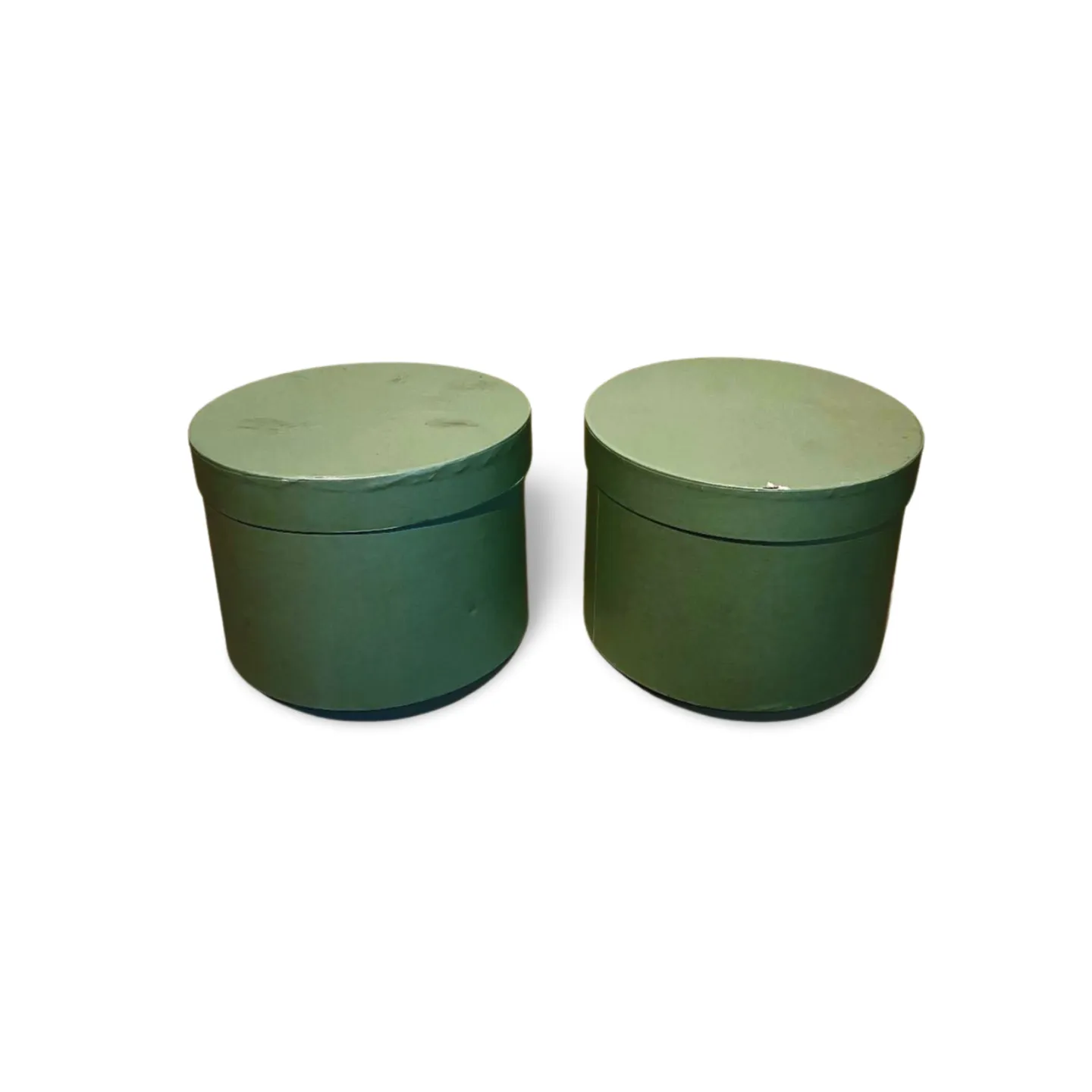 Gift Box - Green Hatbox Style