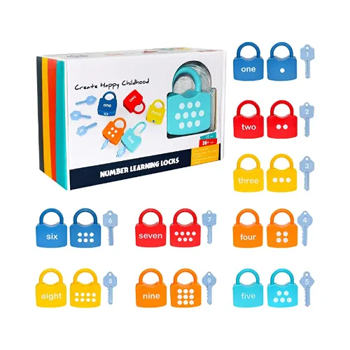 Number Match Padlock Game