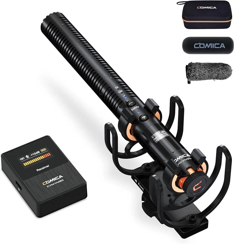 Comica Audio VM30 Wireless Shortgun Microphone (BOOM MIC)