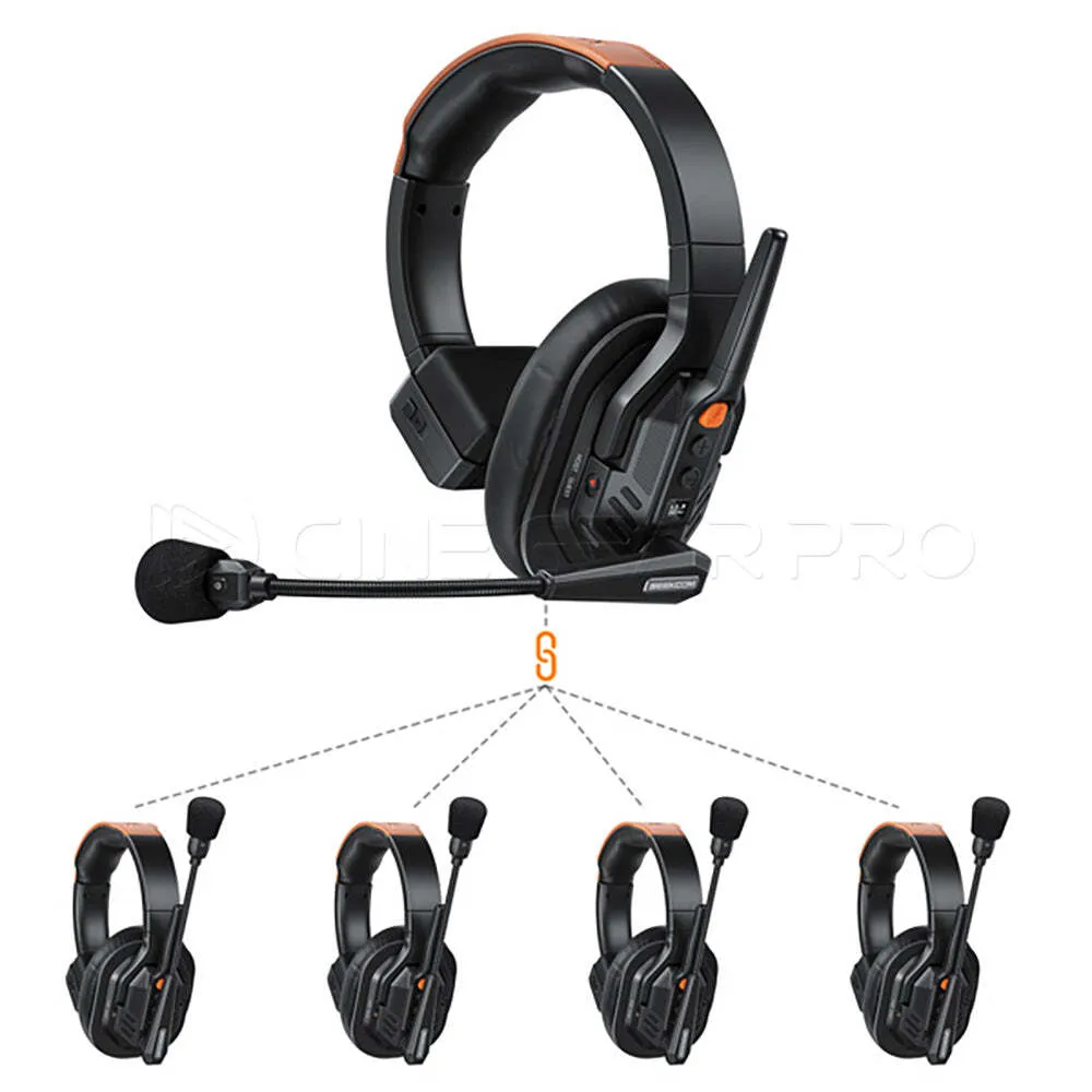 Comica Audio Seekcom S1 Wireless Intercom Headset System (Five Set)
