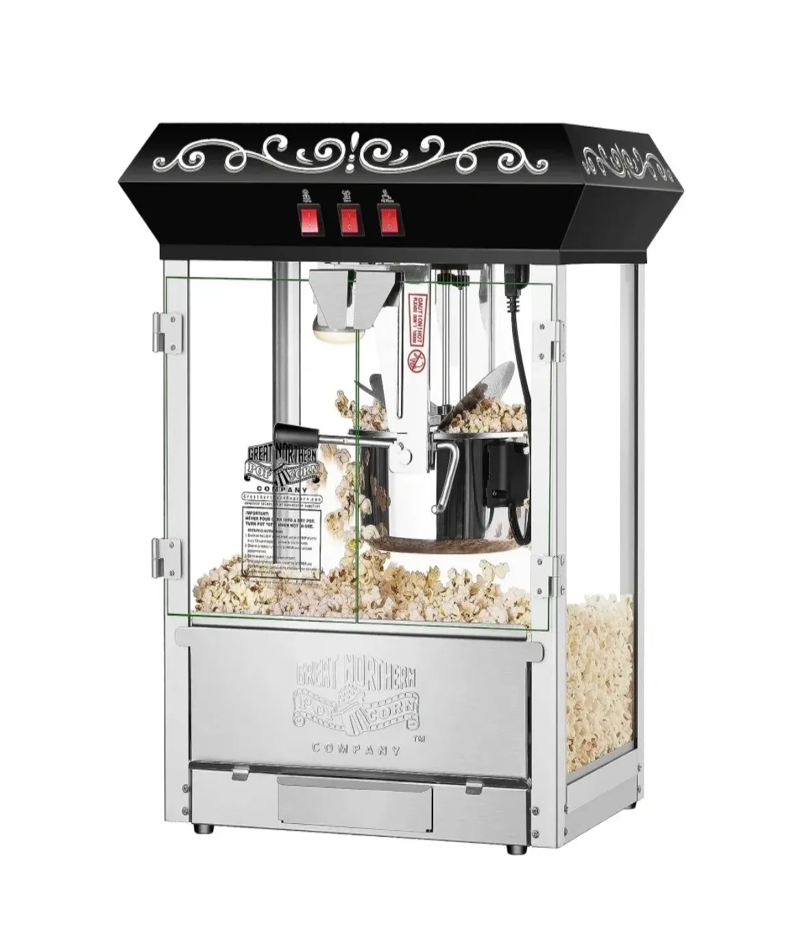 Machine à Popcorn Noir
