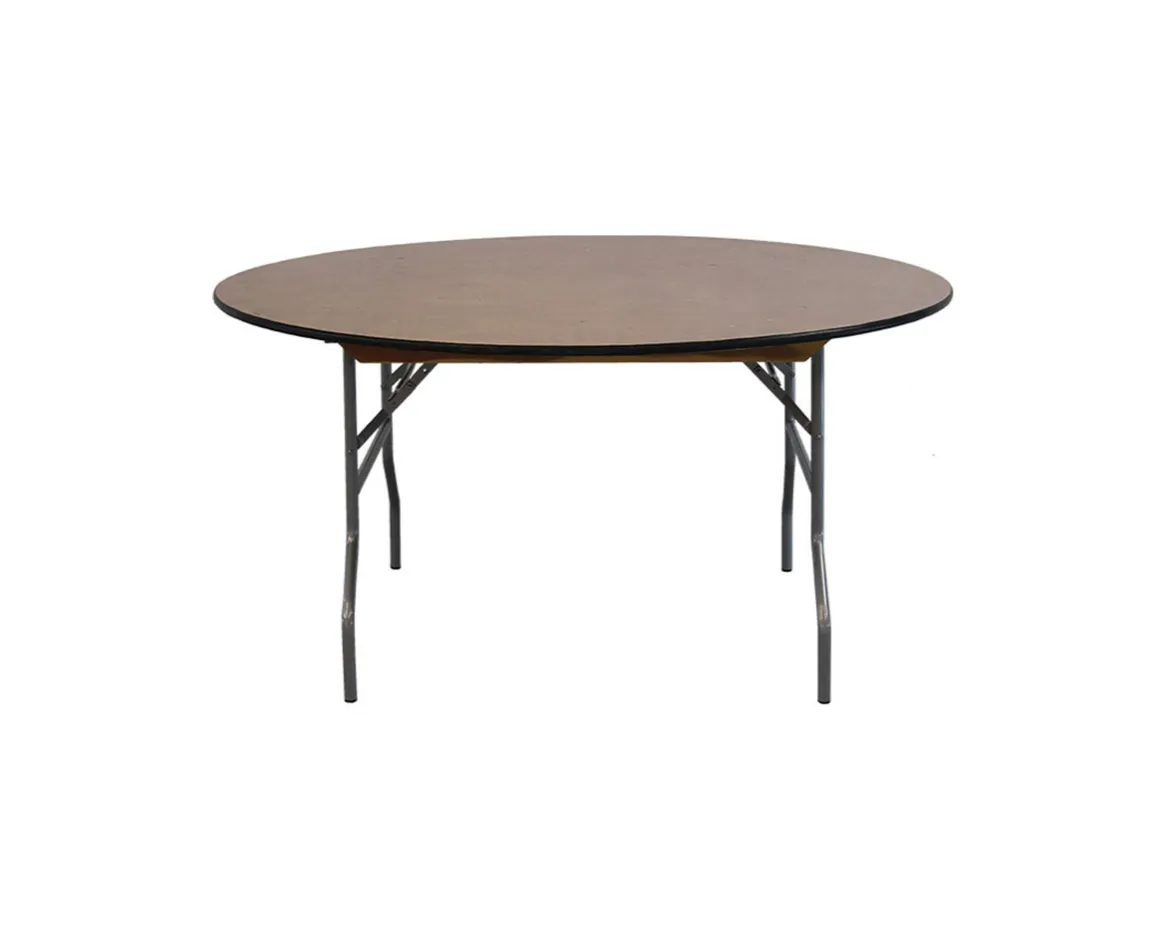 48" Round Wood Table