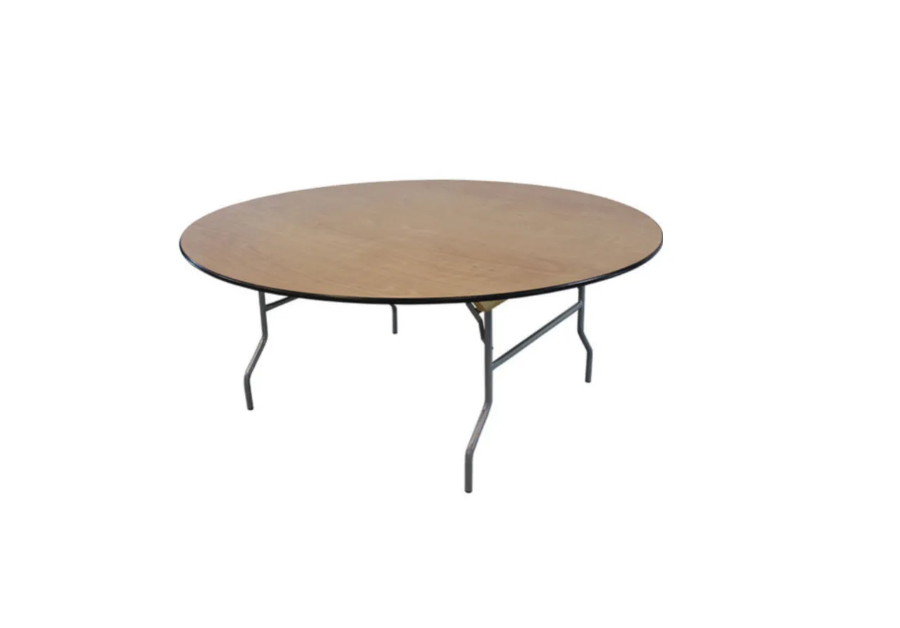 60" Round Wood Table
