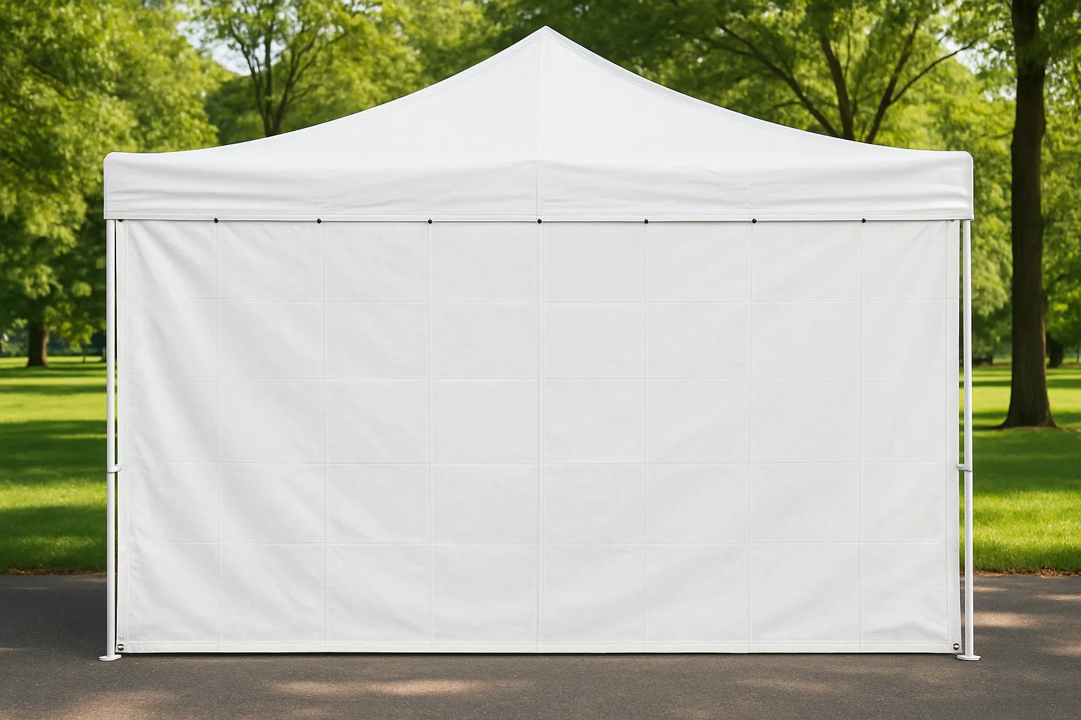 10x20 ft solid sidewalls only- white (per two 10' panels no window section only)