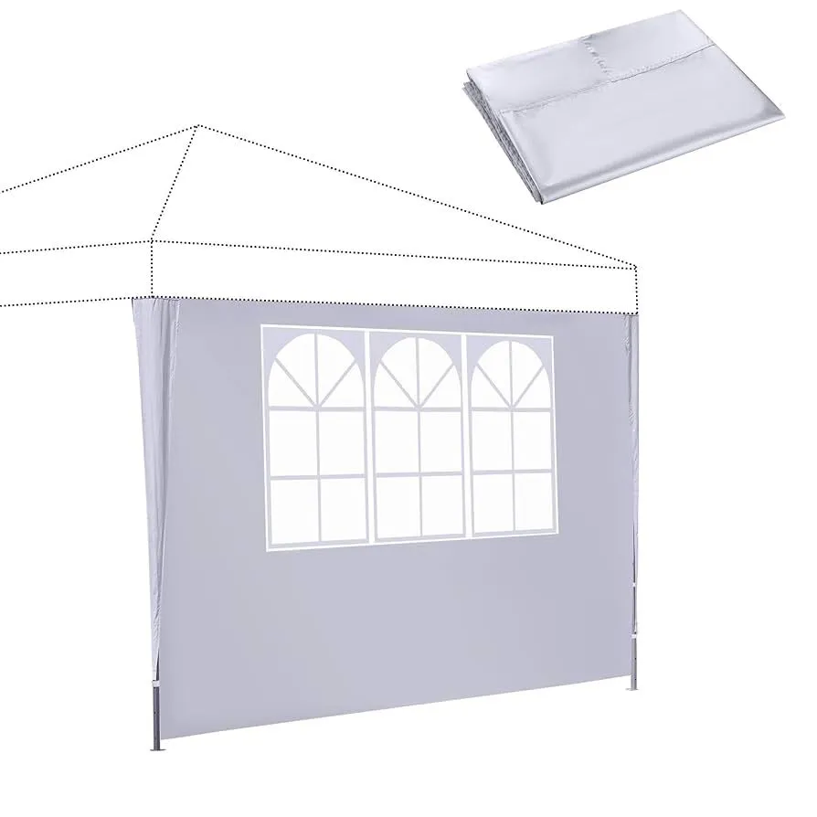 10x10 pop-up tent sidewalls with windows (per section only)
