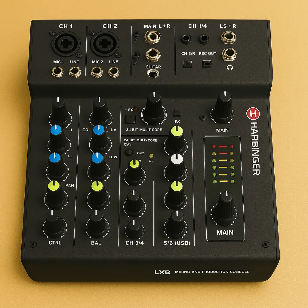 LVL series LV8- 8 Channel Mixer with Bluetooth