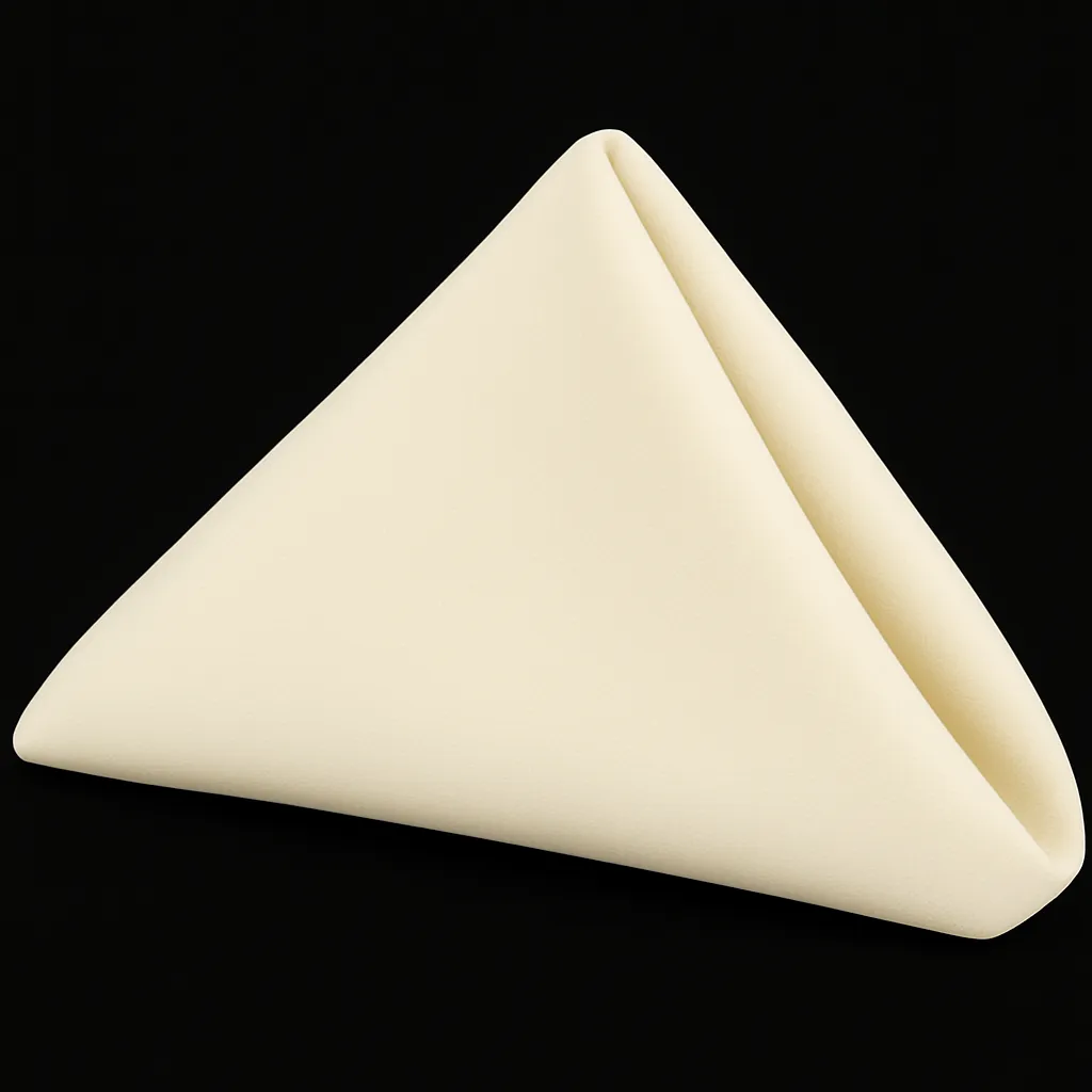Premium Polyester Napkins 20"x20" Ivory