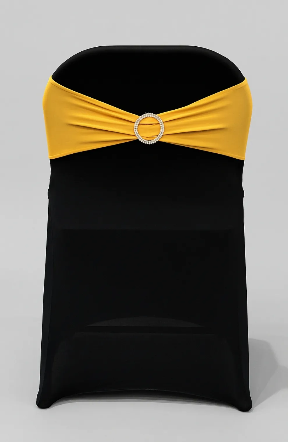 Spandex Chair Sashes Band- Gold