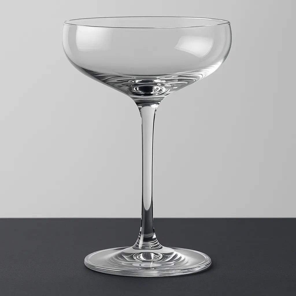 9.75 oz Champagne Saucer Coupe glass