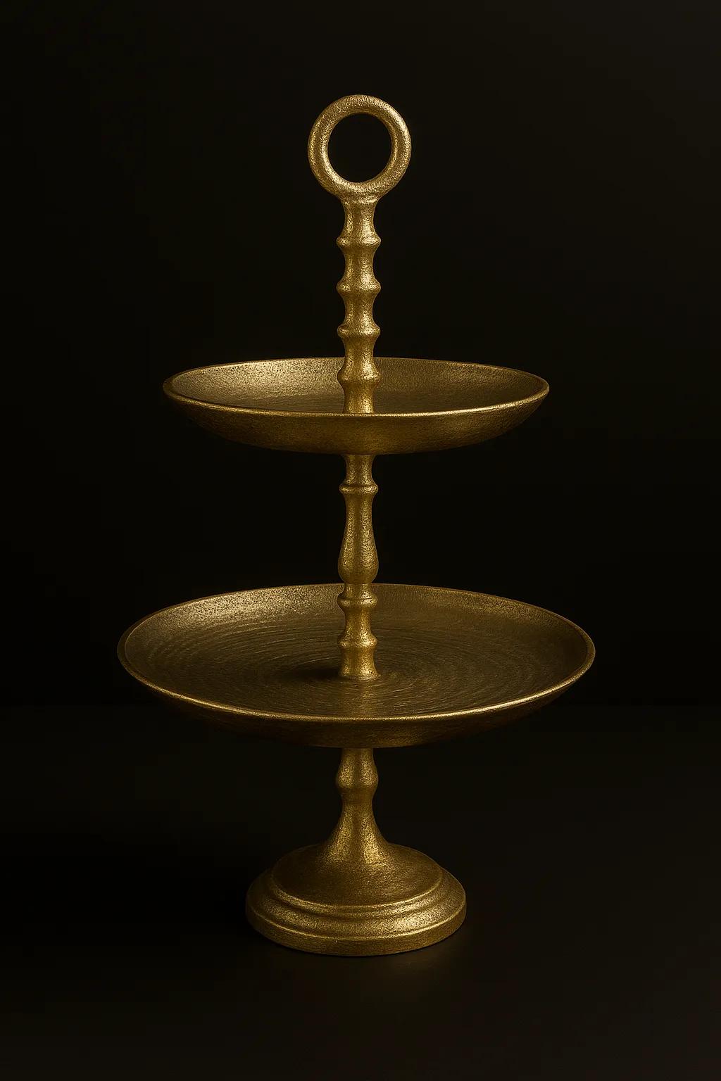 2 -Tier gold Dessert & cup cake display stand