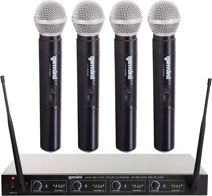 4 Microphone Wireless System