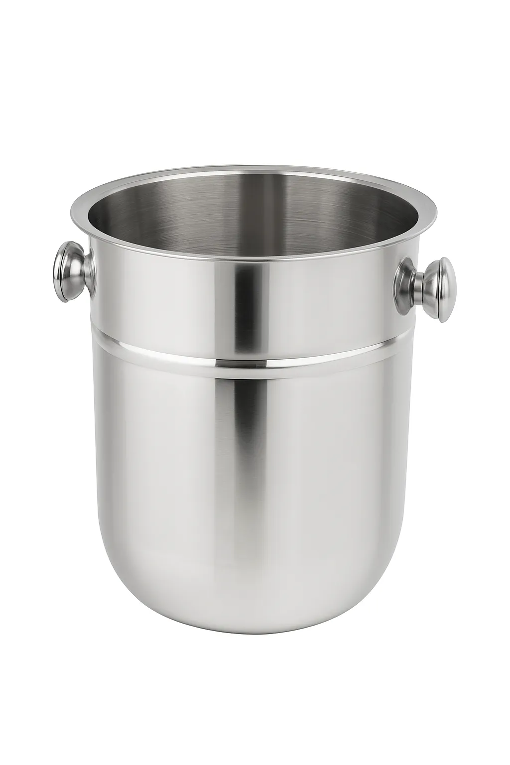 Stainless wine and champagne cooler