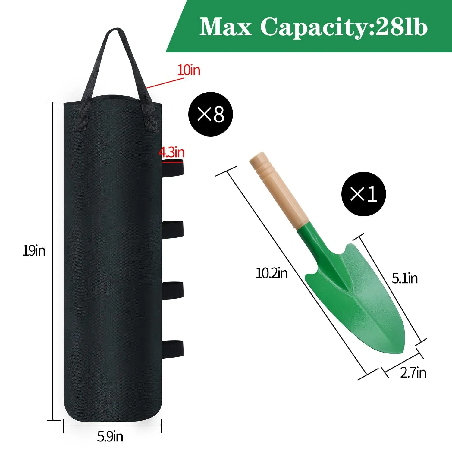 30lb Extra Large Tent Sandbag – Black Weight Rental