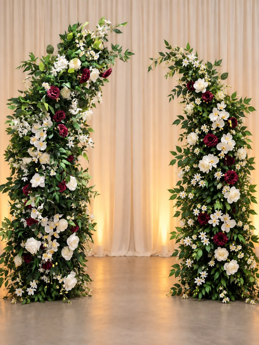 Evermore Garden Floral Arch & Draping Package