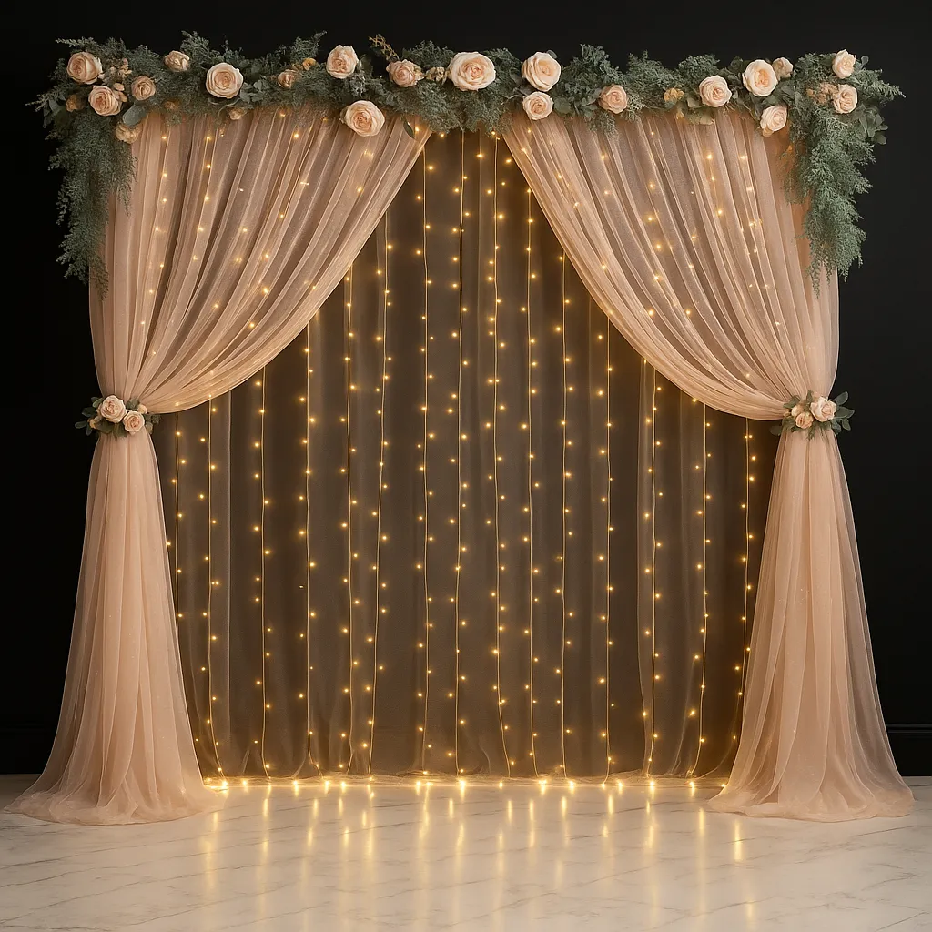 LED Light Backdrop 30FT warm-Tone