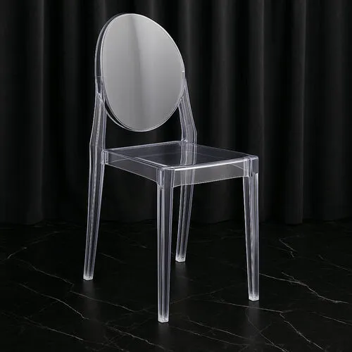 Cheryl Transparent Crystal-Clear Ghost Chair