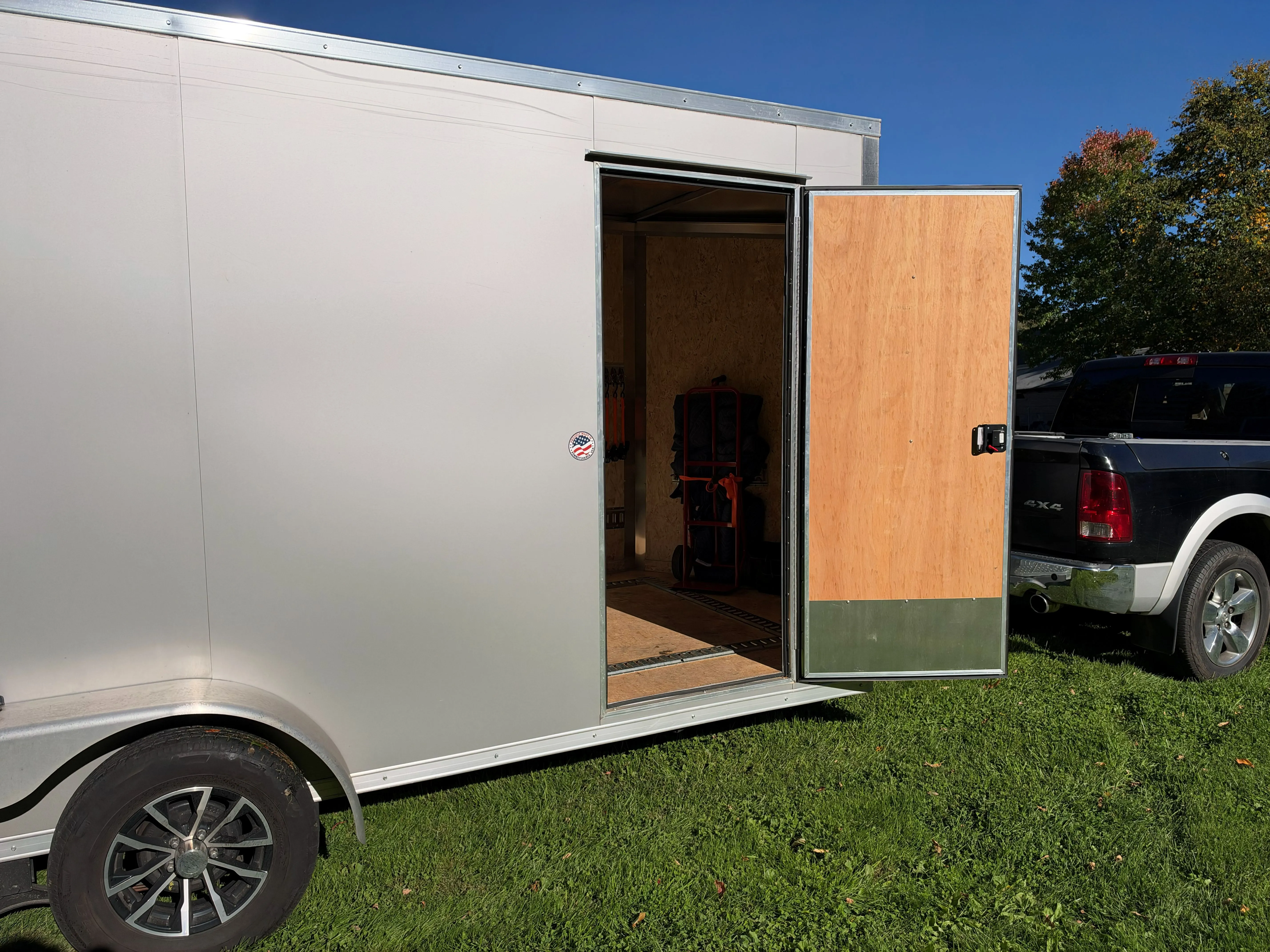 7X16 7K Enclosed Trailer