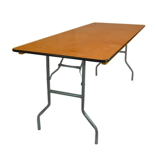 Wood Banquet Table Rental